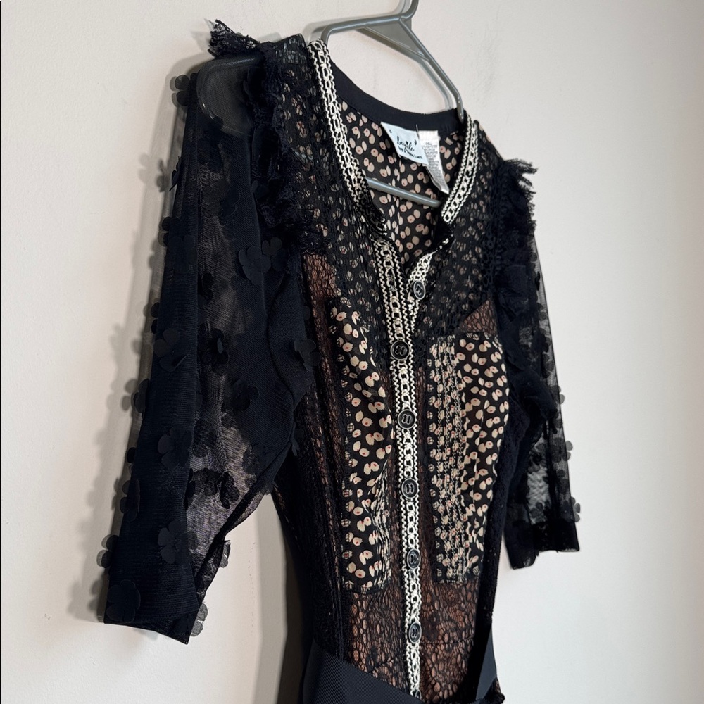 Beguile by Byron Lars Allusione Sheath Dress in Black - 4 - Picture 5 of 7